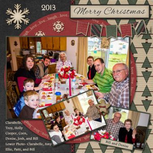 Live, Laugh, Love Christmas Dinner 2013