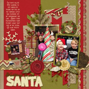 Waiting to See Santa