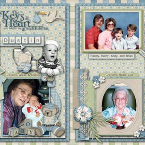1985-1986 Memories 2 Page Layout