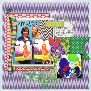 Lucky to Paint with My Angel