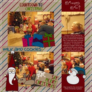 A Christmas mystery in two pages