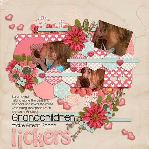 Grandchildren Make Great Spoon Lickers!