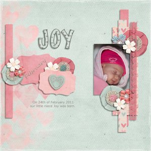 Simple Girl Scraps - February Story / Southern Serenity Designs by Amber Mo