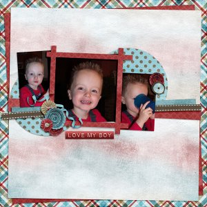 CathyK Designs - Boyish Love / B2N2 Scraps - Ballerina TP3