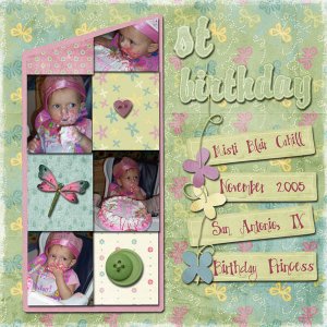 1st Birthday - Misti