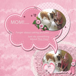 Mom!....  Forget about taking pictures