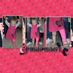 pink cast
