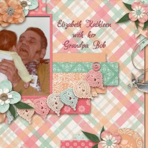 Elizabeth Kathleen + Her Grandpa
