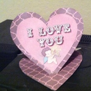 I Love You Easel Card