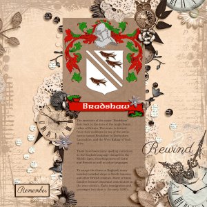 Bradshaw Coat of Arms-History