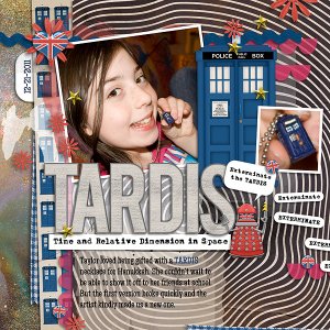 TARDIS Necklace for Hanukkah 2011