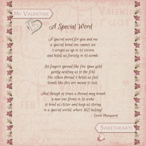 A Special Word