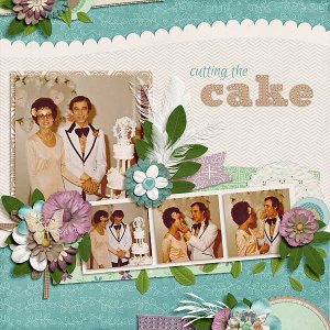 Joe + Olivia's Wedding: Cutting the Cake