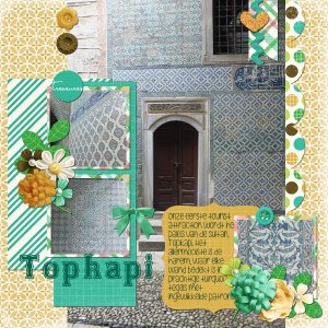 Topkapi Palace 2-page spread #1