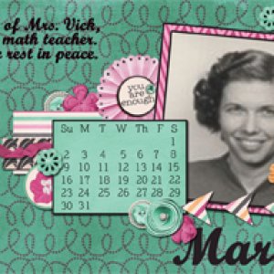 March-In Honor of Mrs Vick