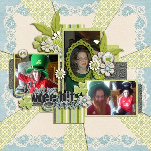 Kathy Winters Designs - Wee bit Irish / Pixelily Designs - Template Galore 