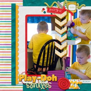 Play-Doh Smiles Left