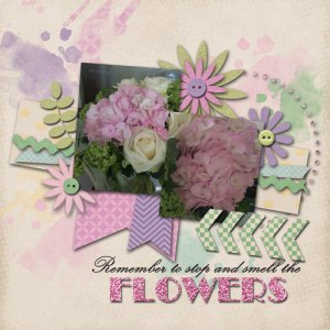 Smell the flowers
