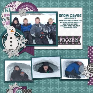 building snowcaves 1