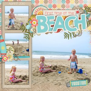 First Day at the Beach!