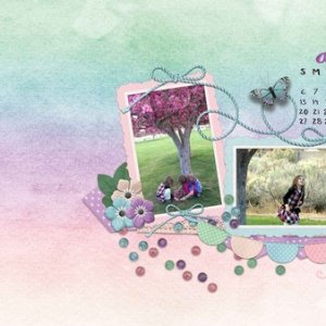 April Desktop Calendar