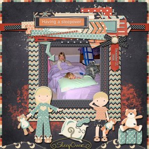 Having a Sleepover