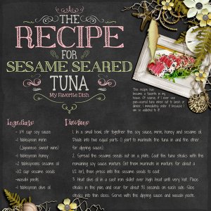 Sesame Seared Tuna