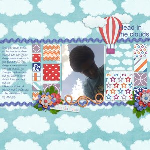 head in the clouds