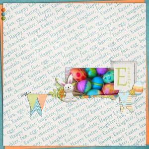 e is for easter