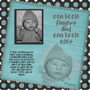 Ten little fingers and toes