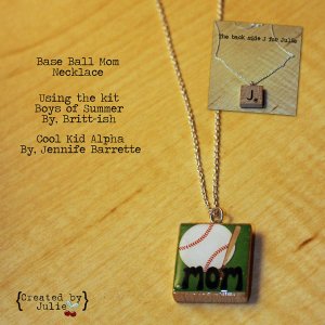 Base Ball Mom Necklace