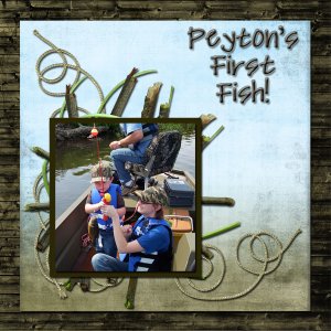 Peyton's First Fish