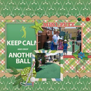 mini golf left