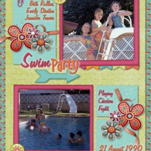Swimming Party 1990