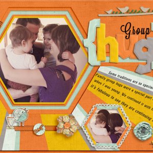 Family Group Hug