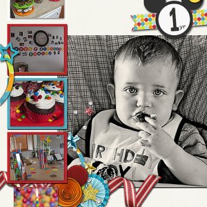Emmett's 1st Bday left side