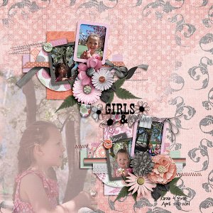 Girls and Flowers