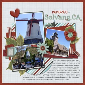 Memories of Solvang CA