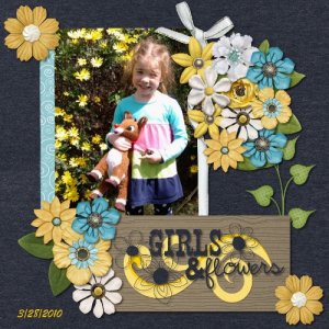 Girls and Flowers
