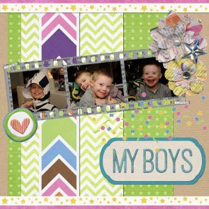 My boys - Color challenge May 2014