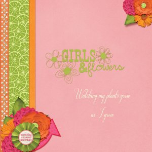 Girls and Flowers Cover Page