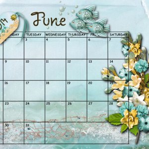 June Sum Up Calendar