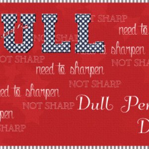 dull pencil contailer