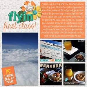 flyin' first class!