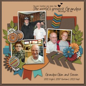 Grandpa Glen + Steven