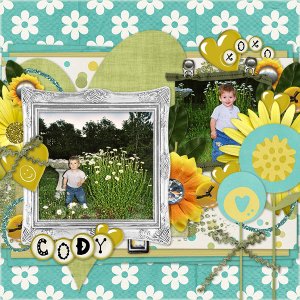 Cody in the Daisies