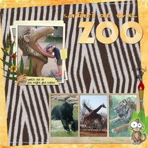 safari at the zoo