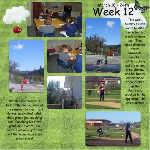 Week 12 - project 52