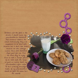 Granmother's chocolate chip oatmeal cookies