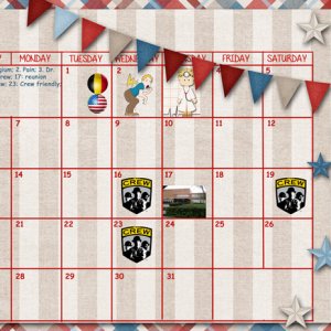 July Sum Up Calendar